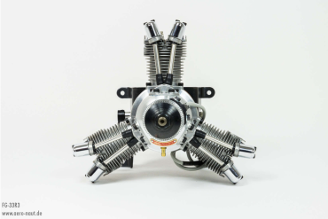 SAITO FG-33R3 Benzin Sternmotor 3-Zylinder 4T-Motor